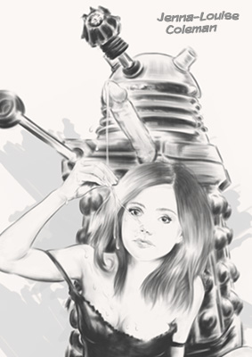Jenna Louise-Coleman—Squirt of the Daleks