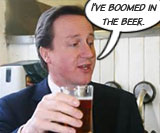 David Cameron “beer boom”
