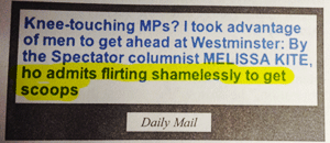 Daily Mail Freudian slip typo