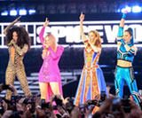 Spice Girl on stage at Dublin Stadium